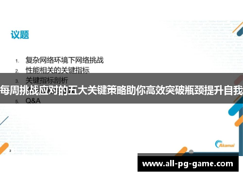 每周挑战应对的五大关键策略助你高效突破瓶颈提升自我